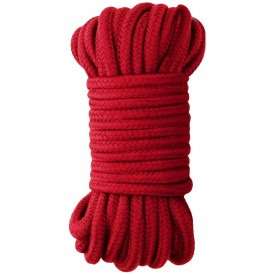 Красная веревка для бондажа Japanese Rope - 10 м.