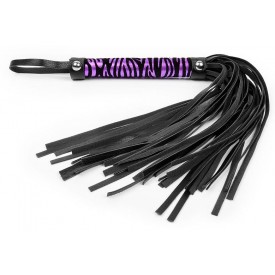 Плеть с фиолетово-черным рисунком на рукояти - 39 см.